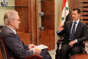 Башар Асад дал интервью итальянскому ТВ