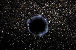 удаленную черную дыру звездной массы